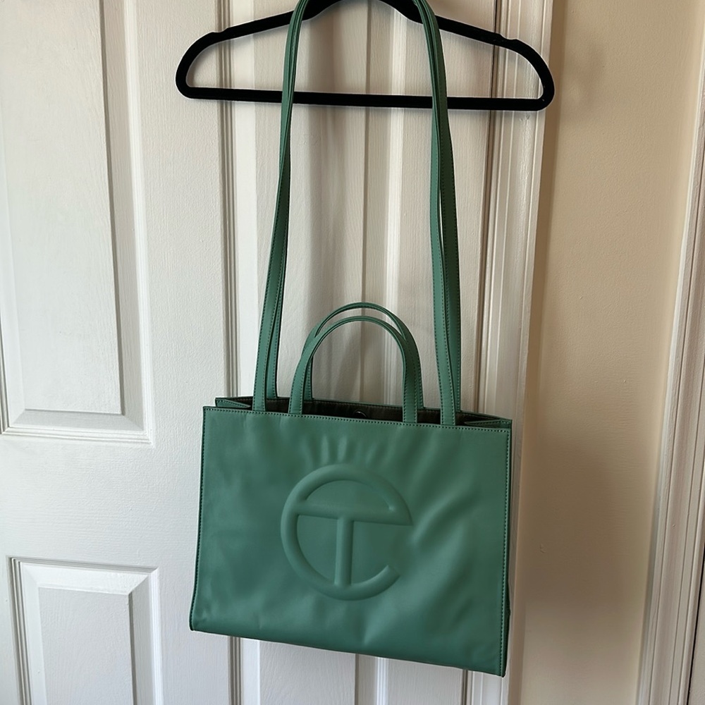 Medium Telfar Shopping Bag in Sage (currently sold out!)